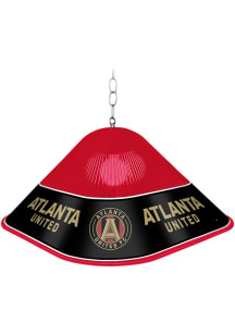 Atlanta United FC Square Acrylic Gloss Red Billiard Lamp