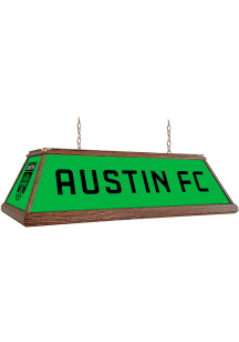 Austin FC Premium Wood Frame Green Billiard Lamp