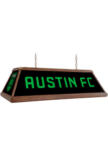 Austin FC Premium Wood Frame Black Billiard Lamp