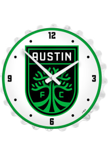 Austin FC Lighted Bottle Cap Wall Clock