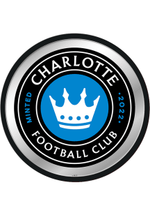 The Fan-Brand Charlotte FC Mirrored Modern Disc Sign