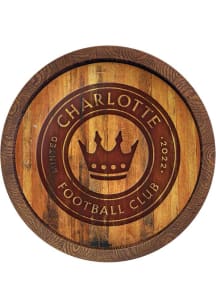 The Fan-Brand Charlotte FC Faux Barrel Top Sign