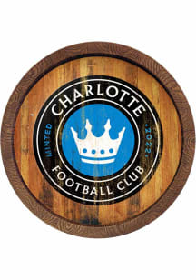 The Fan-Brand Charlotte FC Faux Barrel Top Sign