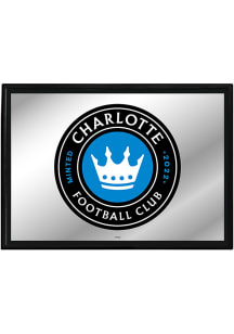 The Fan-Brand Charlotte FC Framed Mirror Wall Sign