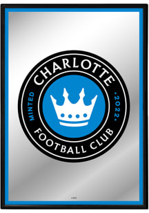 The Fan-Brand Charlotte FC Framed Mirror Wall Sign