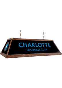Charlotte FC Premium Wood Frame Black Billiard Lamp