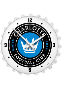 Charlotte FC Lighted Bottle Cap Wall Clock
