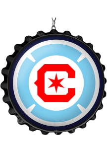 The Fan-Brand Chicago Fire Bottle Cap Dangler Sign