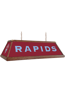 Colorado Rapids Premium Wood Frame Maroon Billiard Lamp