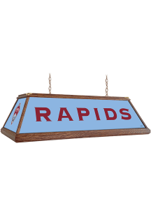 Colorado Rapids Premium Wood Frame Blue Billiard Lamp
