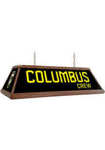 Columbus Crew Premium Wood Frame Black Billiard Lamp