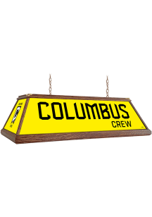 Columbus Crew Premium Wood Frame Yellow Billiard Lamp