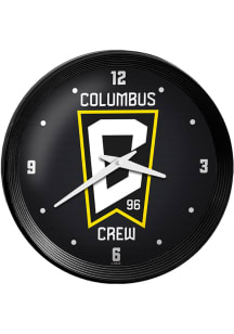 Columbus Crew Ribbed Frame Wall Clock
