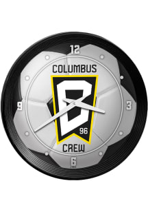 Columbus Crew Ribbed Frame Wall Clock