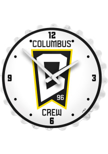 Columbus Crew Lighted Bottle Cap Wall Clock