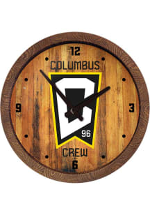 Columbus Crew Faux Barrel Top Wall Clock