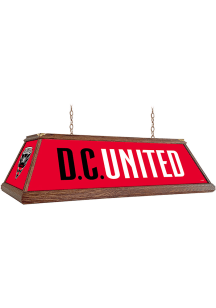 DC United Premium Wood Frame Red Billiard Lamp