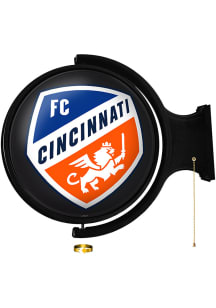The Fan-Brand FC Cincinnati Round Rotating Lighted Sign