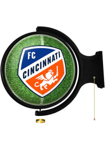 The Fan-Brand FC Cincinnati Round Rotating Lighted Sign