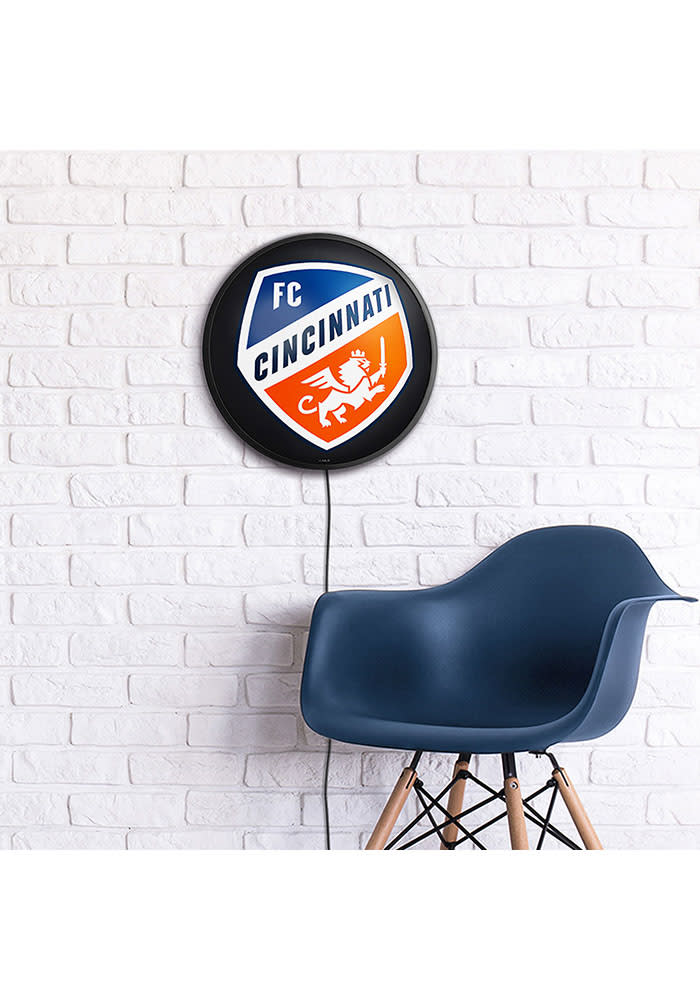 The Fan-Brand FC Cincinnati Round Slimline Lighted Sign