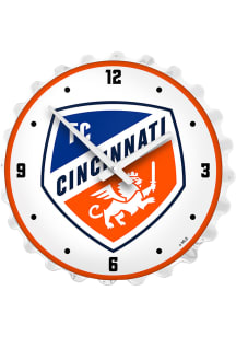 FC Cincinnati Lighted Bottle Cap Wall Clock
