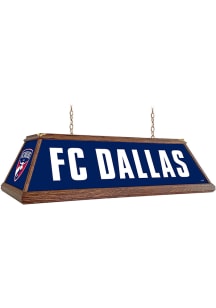 FC Dallas Premium Wood Frame Blue Billiard Lamp
