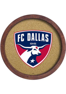 The Fan-Brand FC Dallas Barrel Framed Cork Board Sign