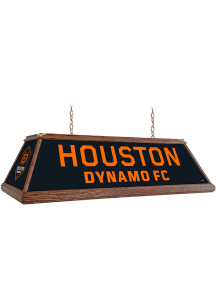 Houston Dynamo Premium Wood Frame Black Billiard Lamp