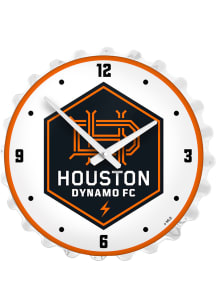 Houston Dynamo Lighted Bottle Cap Wall Clock