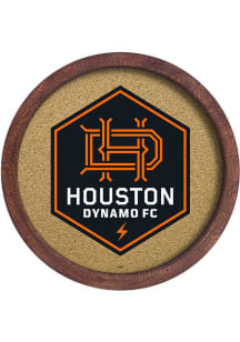 The Fan-Brand Houston Dynamo Barrel Framed Cork Board Sign