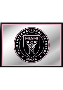 The Fan-Brand Inter Miami CF Framed Mirror Wall Sign