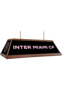 Inter Miami CF Premium Wood Frame Black Billiard Lamp