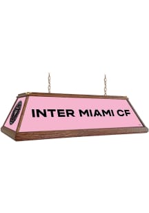 Inter Miami CF Premium Wood Frame Pink Billiard Lamp