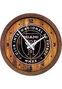 Inter Miami CF Faux Barrel Top Wall Clock