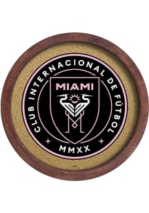 The Fan-Brand Inter Miami CF Barrel Framed Cork Board Sign