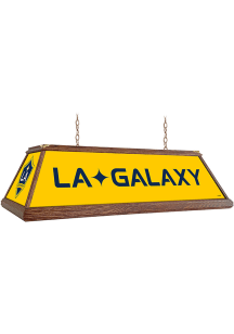 LA Galaxy Premium Wood Frame Gold Billiard Lamp