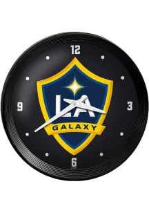 LA Galaxy Ribbed Frame Wall Clock