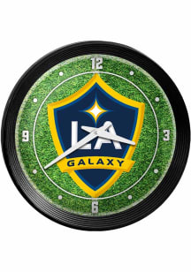 LA Galaxy Ribbed Frame Wall Clock