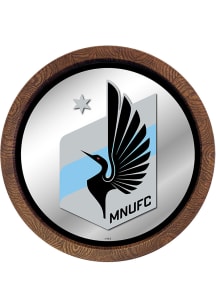 The Fan-Brand Minnesota United FC Mirrored Faux Barrel Top Sign