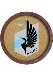 The Fan-Brand Minnesota United FC Barrel Framed Cork Board Sign