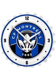 Montreal Impact Lighted Bottle Cap Wall Clock