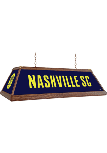 Nashville SC Premium Wood Frame Blue Billiard Lamp