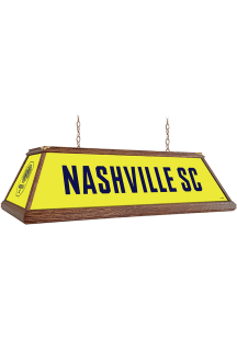 Nashville SC Premium Wood Frame Gold Billiard Lamp