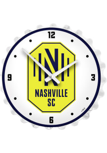 Nashville SC Lighted Bottle Cap Wall Clock
