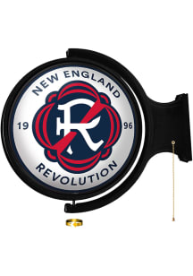 The Fan-Brand New England Revolution Round Rotating Lighted Sign