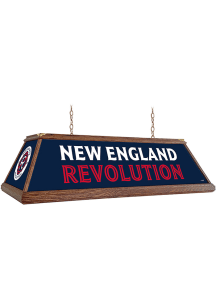 New England Revolution Premium Wood Frame Blue Billiard Lamp