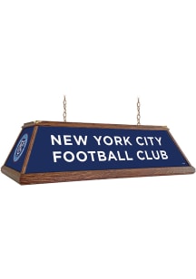 New York City FC Premium Wood Frame Blue Billiard Lamp