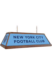 New York City FC Premium Wood Frame Blue Billiard Lamp
