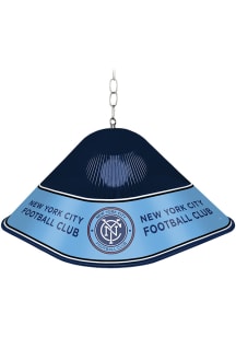 New York City FC Square Acrylic Gloss Blue Billiard Lamp