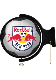 The Fan-Brand New York Red Bulls Round Rotating Lighted Sign